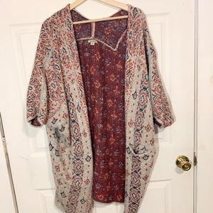Lucky brand diamond pattern shawl